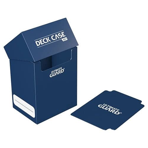 Deck Box for 80 Cards - Dark Blue, Durable Storage Case