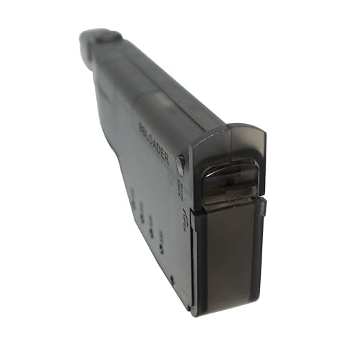 6mm Airsoft Speed Loader with Adapter - 155 Rounds - Black