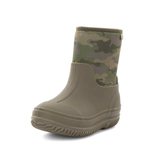 Western Chief Kids Waterproof Neoprene Rain & Snow Boots - Toddler Olive, Size 10