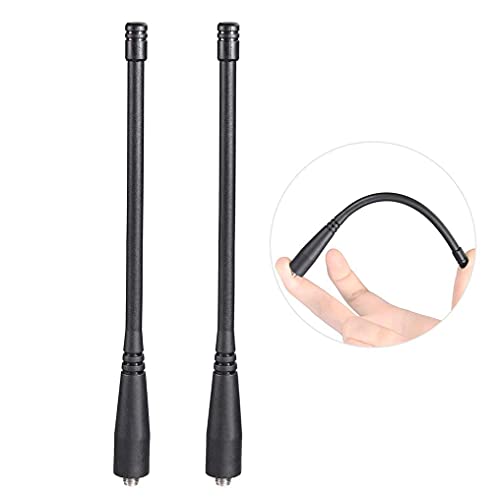 Dual Band VHF UHF Ham Radio Antenna - 2-Pack (136-174MHz, 400-470MHz)