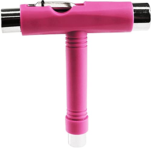 Pink T-Tool Skateboard Tool - All-in-One Multi-Functional
