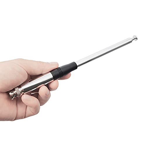 UAYESOK ROD130 Telescopic 27MHz CB Antenna with BNC Connector - Signal Boost