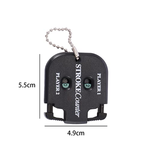 Golf Score Counter - 2 Player Stroke Indicator with Rope