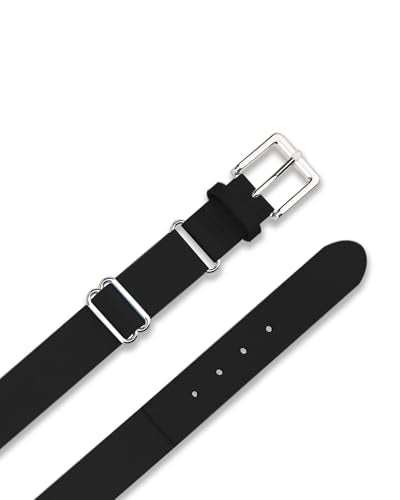 QBK Toddler Youth Baseball Softball Belt Black Adjustable 1 Pack for Boys Girls
