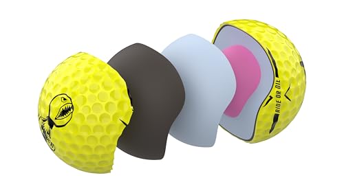 Piss Missile Yellow Distance Golf Balls - 12 Pack, 4-Piece Surlyn Core