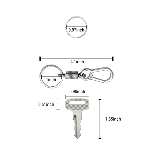 Yamaha Golf Cart Ignition Key Replacement Set - 8 Pack