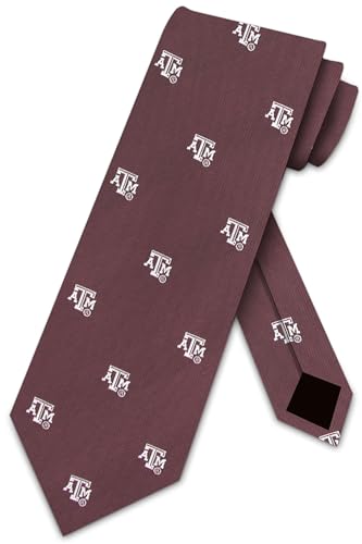 Texas A&M Aggies Necktie - Microfiber College Tie for Men