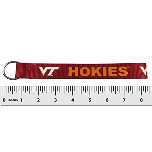 Virginia Tech Hokies Lanyard Key Chain - 8 Inches Red