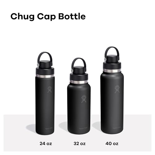 Hydro Flask 24oz Insulated Stainless Steel Water Bottle with Leakproof Wide Mouth Chug Lid