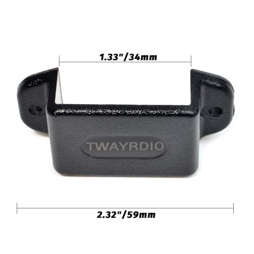Black Dashboard Car Mount Holder for Handheld Radio Walkie Talkie 2 Pack