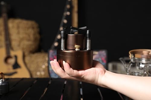 Portable Camping Stove with 200ml Alcohol Tank, Lightweight Backpacking Burner