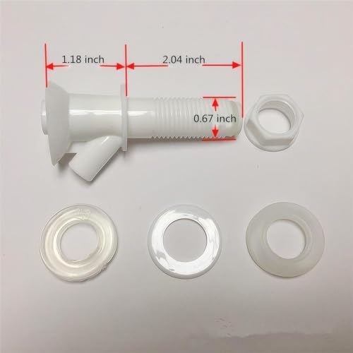 Mountain Spigot Replacement Kit for Rubbermaid & Gott Coolers - White