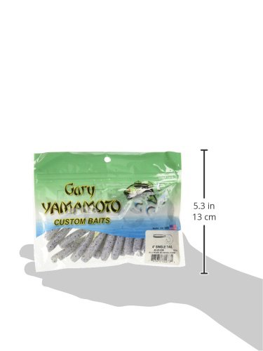 4" Single Tail Grub Fishing Lure - Blue Pearl, 20 Pack