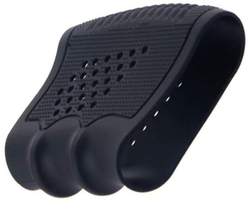 Tactical Rubber Grip Sleeve for Glock Pistols - Black