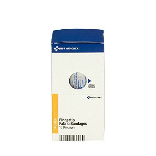 Self Adhesive Fingertip Bandages, 10 Count - Flexible Fabric