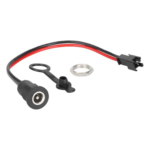 5.5x2.1mm Electric Scooter Charging Port Socket with Dust Plug