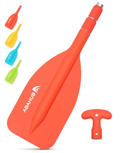 Telescoping Emergency Paddle 21''-42'' - Orange, Floatable Canoe & Kayak Accessory