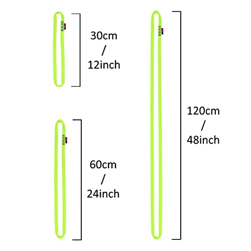 16mm Nylon Sling Runner - 22kN CE UIAA Certified - 30cm Green
