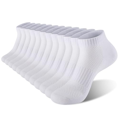 Womens Cotton Ankel Socks, Athletic Performance Running Moisture