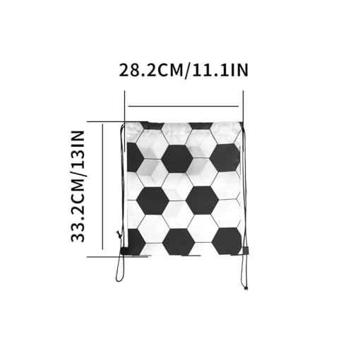 4-Pack Soccer Drawstring Backpacks - Fun Party Gift Bags