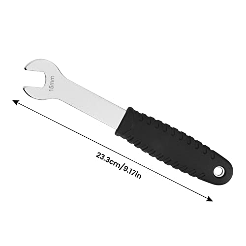 15mm Bicycle Pedal Wrench - Long Handle Spanner for Bike Maintenance