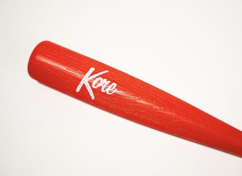 27 Inch Kore Plastic Baseball Bat & Soft Baseball Set - Durable Beach Park Play Gift
