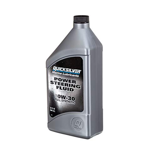 Quicksilver Synthetic Power Steering Fluid SAE 0W-30 32 Oz - Marine & Outboard Use