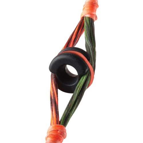 Archery Peep Sight - 1/4" Pro Aluminum Bow Sight - Matte Black