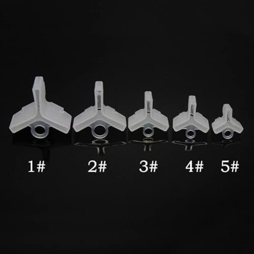 100 Pcs Transparent Fishing Hook Protectors - Treble Hook Caps