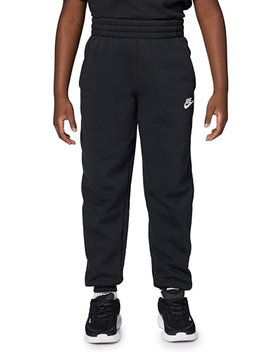 Kids' Fleece Joggers - Large - Black/White