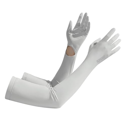 UV Protection Touchscreen Gloves for Women - Grey Driving & Sports