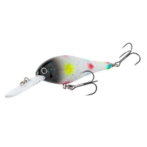 Bandit Walleye Shad Crankbait - Fruit Dots / WS2 (2-11/16") - Realistic Shad Profile for Freshwater Fishing