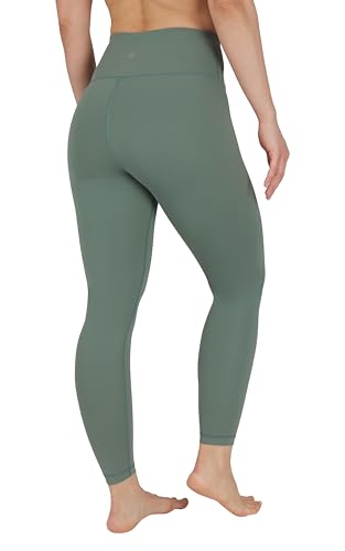 High Waist Ankle Leggings - Elastic Free V-Back Design