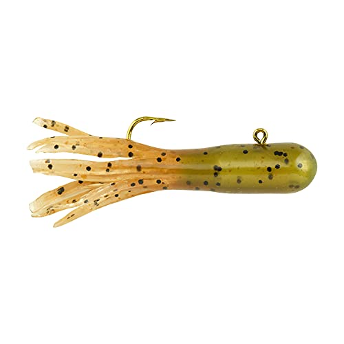 Pre-Rigged Atomic Tube Fishing Lures - 1/32oz, 5 Pack - Grasshopper