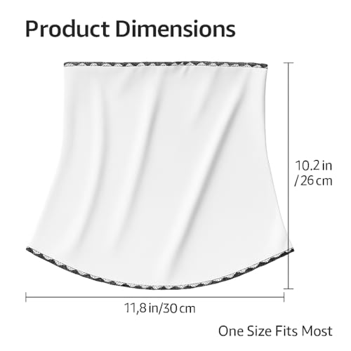 Cooling UPF 50+ Sun Face Mask - White, Breathable UV Protection