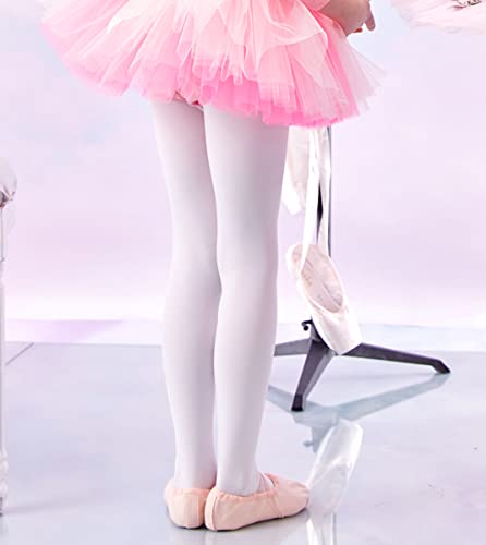 Ultra Soft Ballet Dance Tights for Toddler Kids - Ballet Pink 2-4T