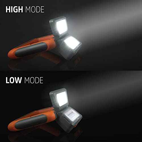 Energizer Rechargeable LED Lantern, Bright Multi-Panel Work Light, Water-Resistant Camping Lantern, Micro-USB Charging Cable, Pack of 1