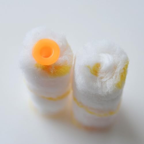 10 Packs Paint Roller Refill Covers, 4 Inch 1/2 Inch Nap Woven Micro-Fiber Paint Roller, Small Roller Brushes Replacement Set Home Paint Tool Kit for Home Improvement