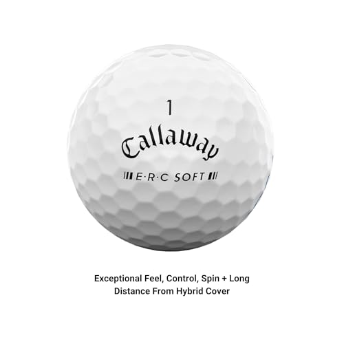 ERC Soft Golf Balls - Triple Track - One Dozen - White