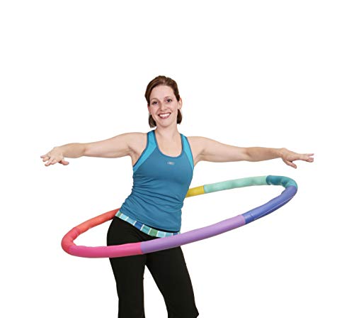 Weighted Hula Hoop - 5.3lb Large with Wavy Ridges