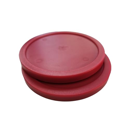 Air Hockey Pucks Set of 2 - 3.25-Inch Heavy-Duty 7mm Thick