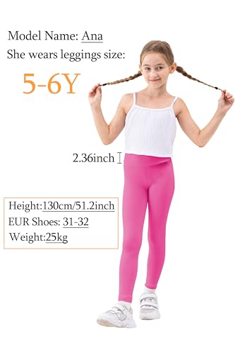 Girls Tie-Dye High Waist Leggings 7-8Y Pack of 8 Toddler & Kids Pants