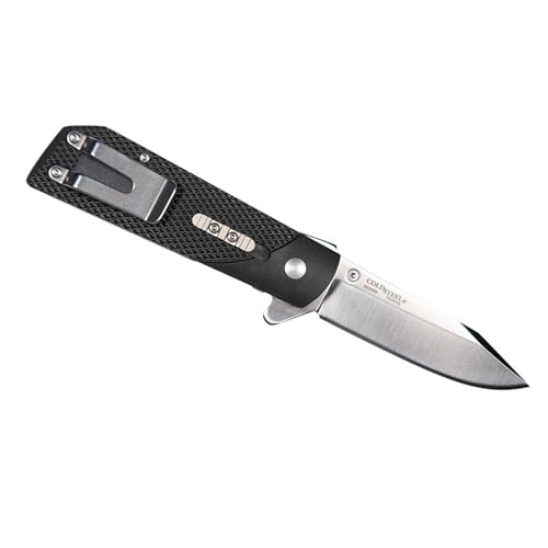 Cold Steel 1911 3" Clip Point Folding Knife Black Boxed, Razor-Sharp Blade, Griv-Ex Handle, Liner Lock, Everyday Carry