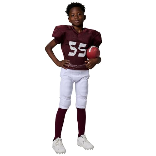 Boys' Safety Integrated Football Practice Pants - Medium, Black