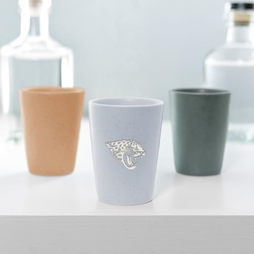Jacksonville Jaguars 2-Ounce Ceramic Shot Glass - Baby Blue