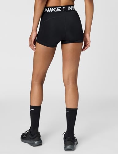 Dri-FIT Women's Mid-Rise 3" Biker Shorts - Medium Black/White
