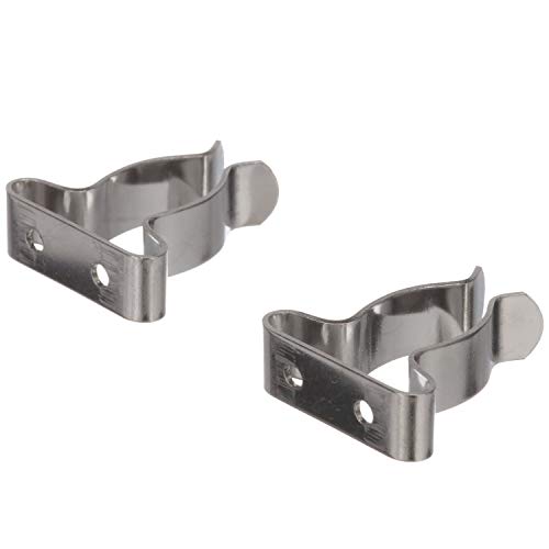 Stainless Steel Spring Clamps - 5/8 to 1-1/4 In. - Pack of 2