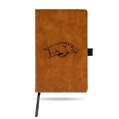 Laser Engraved Arkansas Razorbacks Notepad Journal - 8.25" x 5.25"