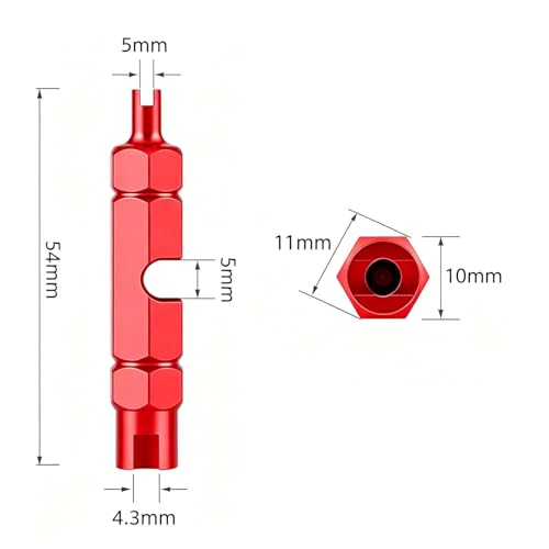 Bicycle Valve Core Removal Tool - Fits Schrader and Presta Valves