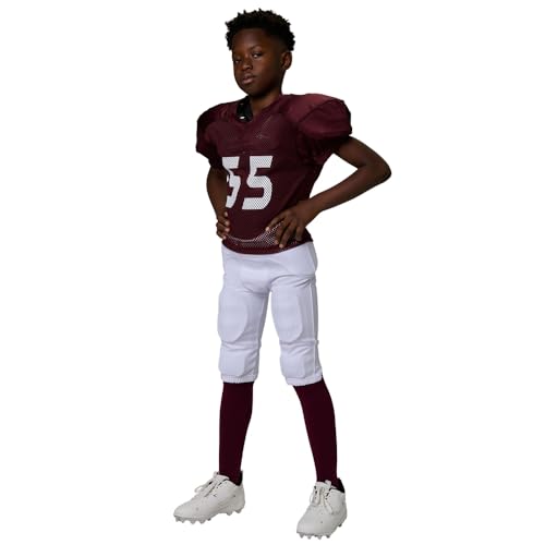 Boys' Safety Integrated Football Practice Pants - Medium, Black